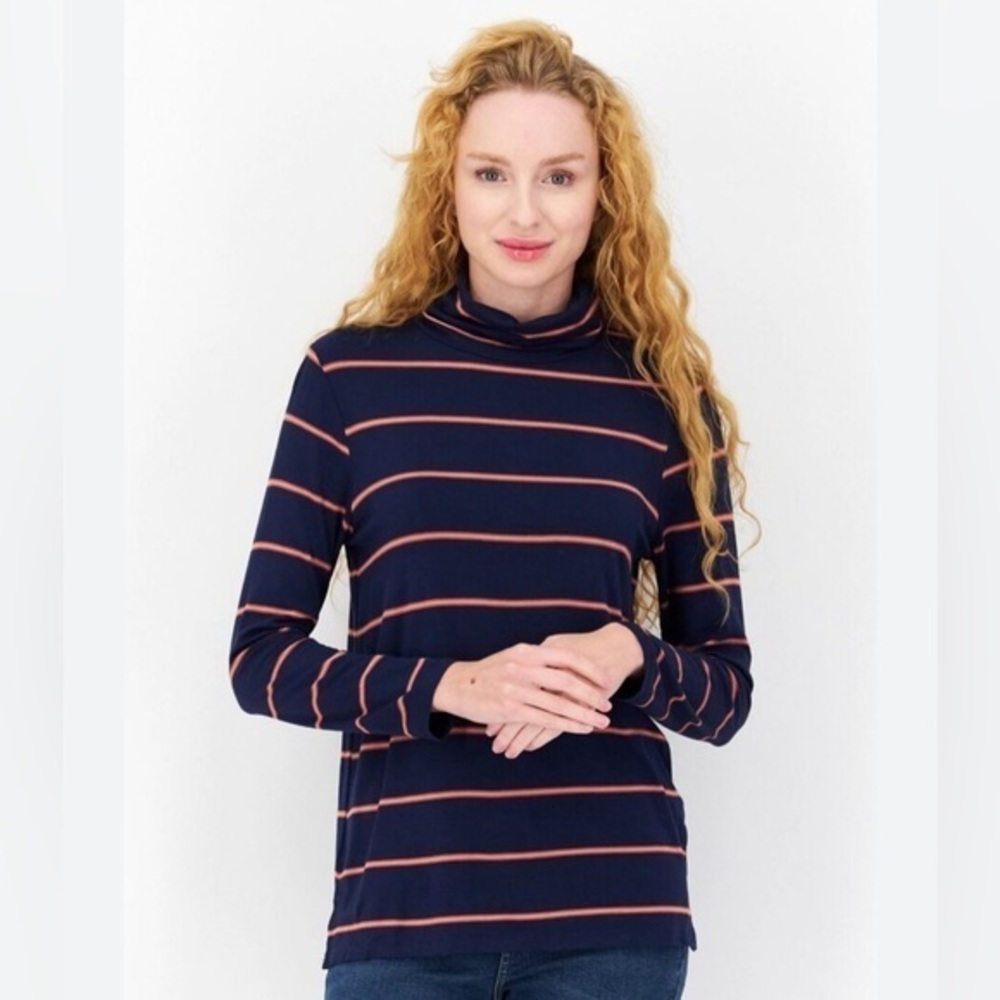 NWOT…Stitchfix Market & Spruce Basic Striped Turtleneck Top